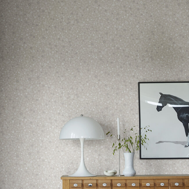 Dutch Wallcoverings Dutch Wallcoverings - FC Sunnano- Hummelvik White - Vliesbehang - 10m x 53cm - 24126