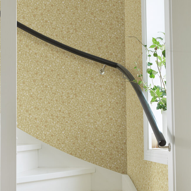 Dutch Wallcoverings Dutch Wallcoverings - FC Sunnano- Hummelvik Yellow - Vliesbehang - 10m x 53cm - 24129