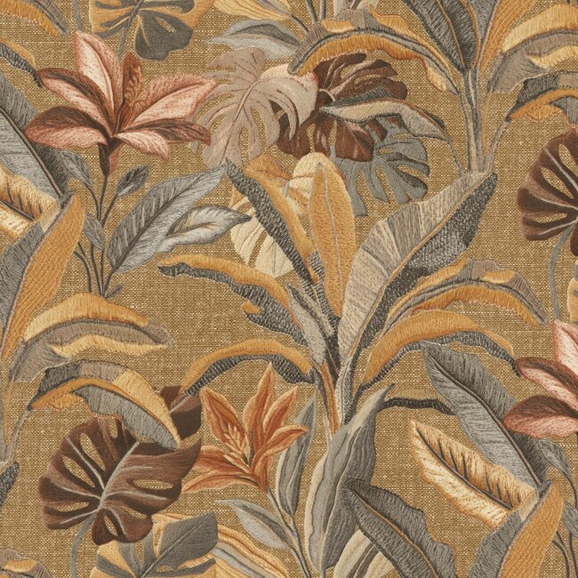 Dutch Wallcoverings Dutch Wallcoverings - FC Tendenze- bladeren 10mx106cm - Vliesbehang - 10m x 106cm - 73801