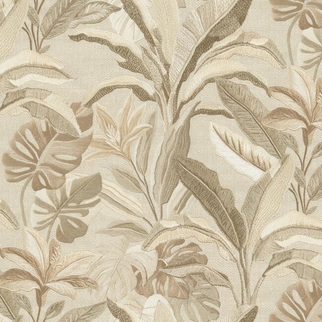 Dutch Wallcoverings Dutch Wallcoverings - FC Tendenze- bladeren 10mx106cm - Vliesbehang - 10m x 106cm - 73803