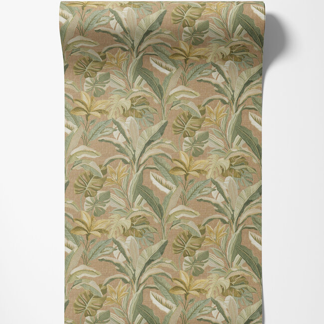 Dutch Wallcoverings Dutch Wallcoverings - FC Tendenze- bladeren 10mx106cm - Vliesbehang - 10m x 106cm - 73806