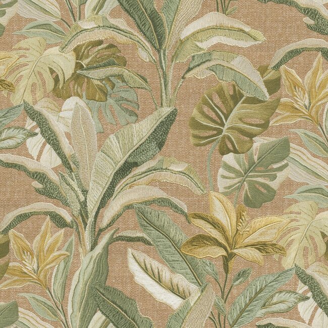 Dutch Wallcoverings Dutch Wallcoverings - FC Tendenze- bladeren 10mx106cm - Vliesbehang - 10m x 106cm - 73806