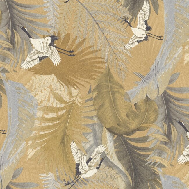 Dutch Wallcoverings Dutch Wallcoverings - FC Tendenze- vogel 10mx106cm - Vliesbehang - 10m x 106cm - 73822