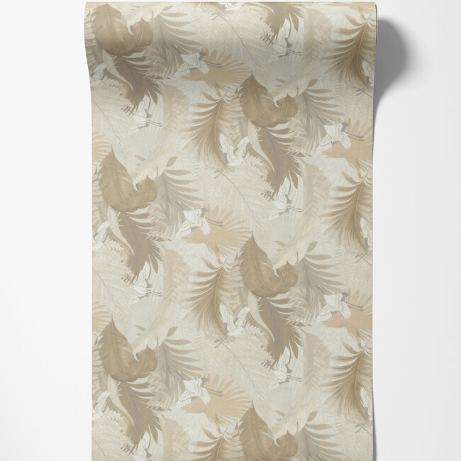 Dutch Wallcoverings Dutch Wallcoverings - FC Tendenze- vogel 10mx106cm - Vliesbehang - 10m x 106cm - 73824