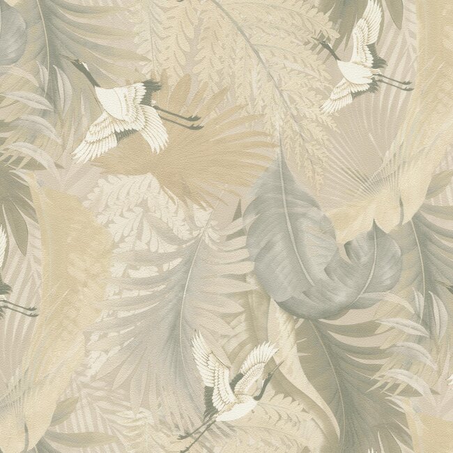 Dutch Wallcoverings Dutch Wallcoverings - FC Tendenze- vogel 10mx106cm - Vliesbehang - 10m x 106cm - 73825