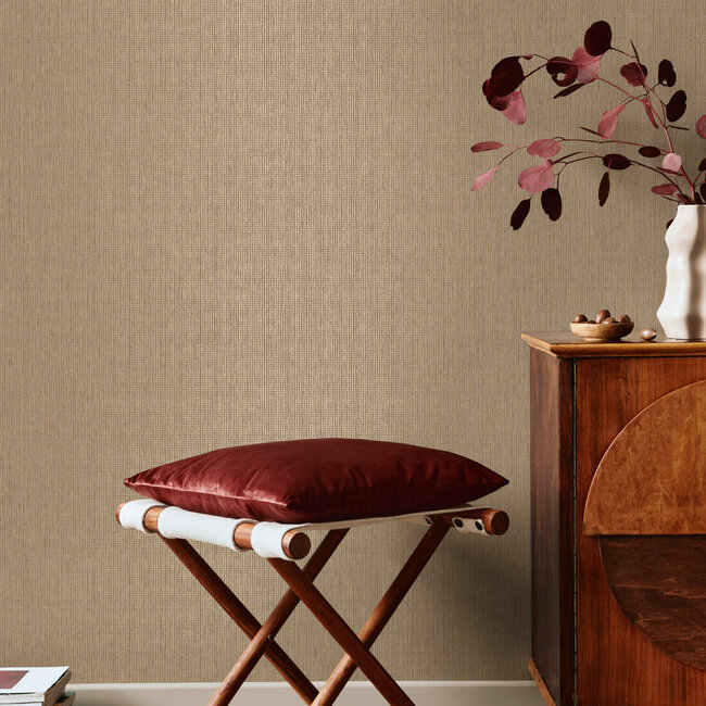 Dutch Wallcoverings Dutch Wallcoverings - FC Textura- Pique Rust - Vliesbehang - 10m x 53cm - 66130