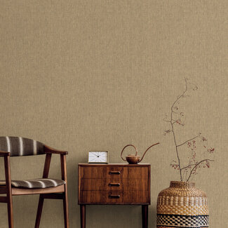 Dutch Wallcoverings Dutch Wallcoverings - FC Textura- Pique Beige/Black - 66131