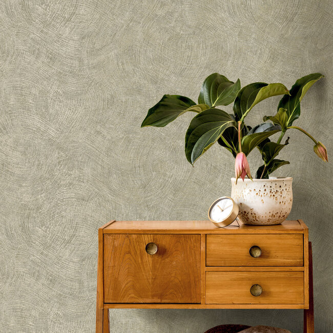 Dutch Wallcoverings Dutch Wallcoverings - FC Textura- Ondala Sage - Vliesbehang - 10m x 53cm - 66172
