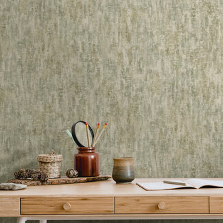 Dutch Wallcoverings Dutch Wallcoverings - FC Textura- Modulo Sage  - 66182