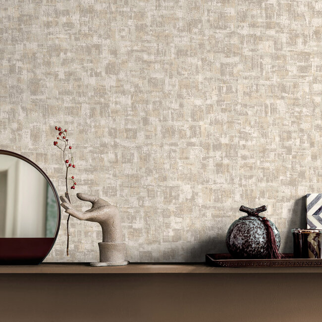 Dutch Wallcoverings Dutch Wallcoverings - FC Textura- Valora Dove - Vliesbehang - 10m x 53cm - 66190
