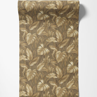 Dutch Wallcoverings Dutch Wallcoverings - FC Voyage- bladeren bruin - DB73714