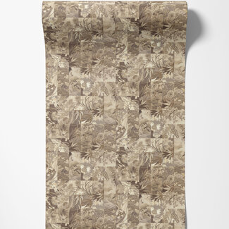 Dutch Wallcoverings Dutch Wallcoverings - FC Voyage- China beige/bruin - DB73732