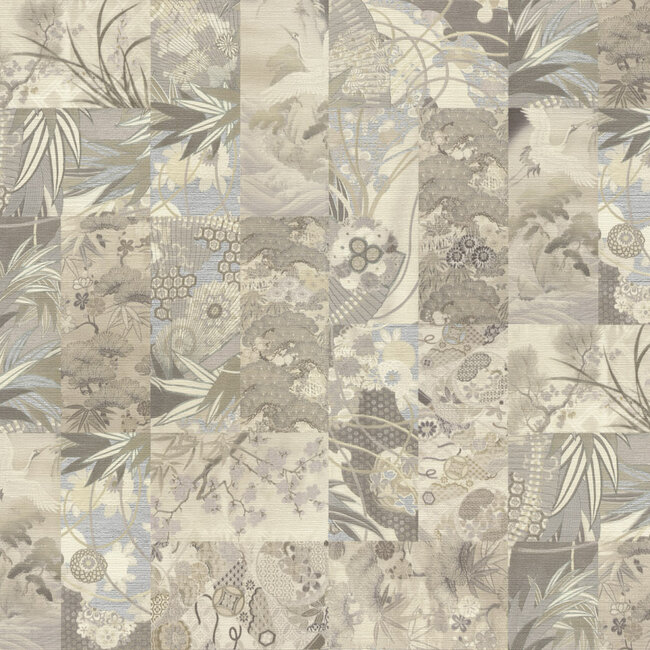 Dutch Wallcoverings Dutch Wallcoverings - FC Voyage- China greige - Vliesbehang - 10m x 106cm - DB73734