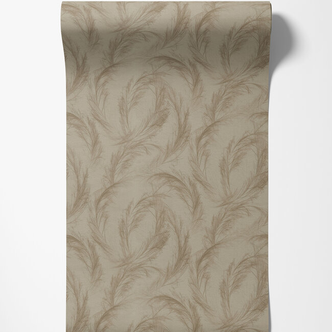 Dutch Wallcoverings Dutch Wallcoverings - FC Voyage- veer beige - Vliesbehang - 10m x 106cm - DB73753