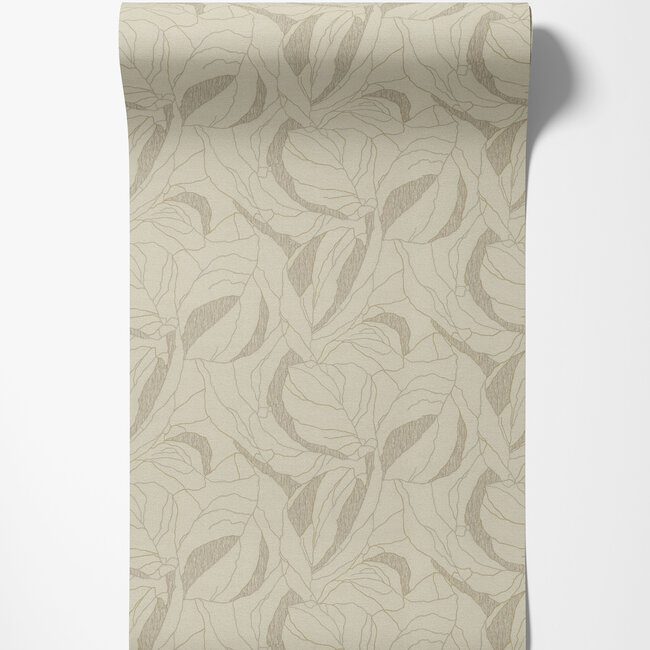Dutch Wallcoverings Dutch Wallcoverings - FC Voyage- Australia beige - Vliesbehang - 10m x 106cm - DB73771