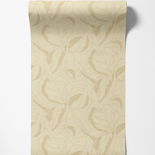 Dutch Wallcoverings Dutch Wallcoverings - FC Voyage- Australia beige - Vliesbehang - 10m x 106cm - DB73772