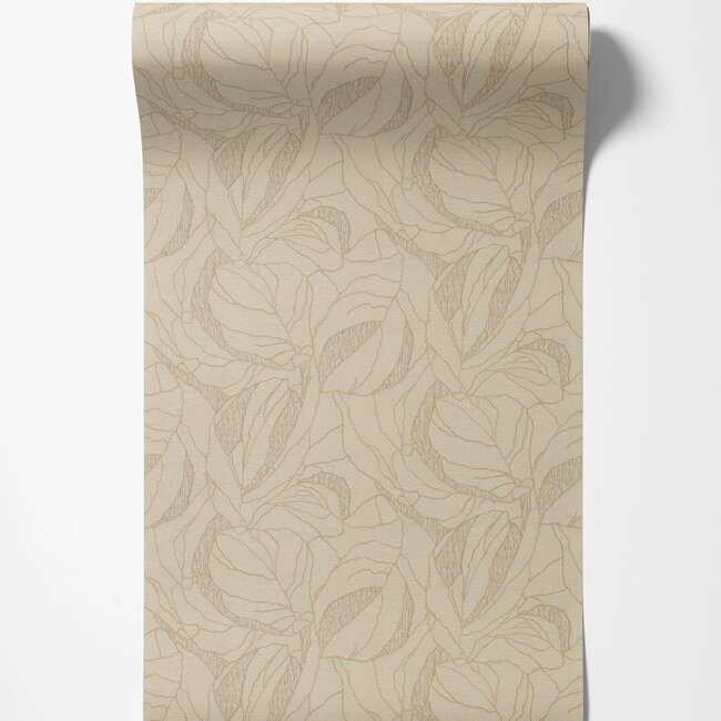 Dutch Wallcoverings Dutch Wallcoverings - FC Voyage- Australia beige - Vliesbehang - 10m x 106cm - DB73774