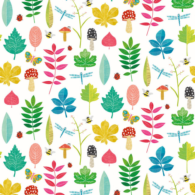 Dutch Wallcoverings Dutch Wallcoverings - FC When I Grow Up - Forest Floor Juicy Fruit - Vliesbehang - 10m x 50cm - WGU50101W