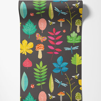 Dutch Wallcoverings Dutch Wallcoverings - FC When I Grow Up - Forest Floor Liquorice - WGU50102W