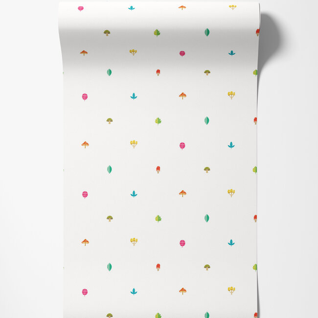 Dutch Wallcoverings Dutch Wallcoverings - FC When I Grow Up - Forest Spot Juicy Fruit - Vliesbehang - 10m x 50cm - WGU50105W