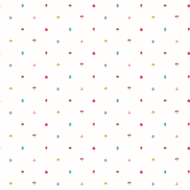 Dutch Wallcoverings Dutch Wallcoverings - FC When I Grow Up - Forest Spot Dolly Mixture - Vliesbehang - 10m x 50cm - WGU50107W