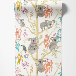 Dutch Wallcoverings Dutch Wallcoverings - FC When I Grow Up - Kooka Koala Pumpkin - WGU50126W