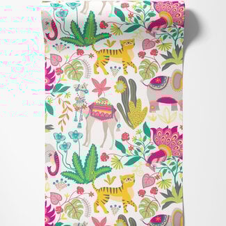 Dutch Wallcoverings Dutch Wallcoverings - FC When I Grow Up - Samba Safari Fruit Salad - WGU50135W