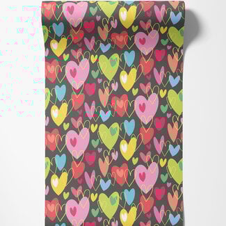Dutch Wallcoverings Dutch Wallcoverings - FC When I Grow Up - Pop Hearts Cherry Bon Bon - WGU50140W