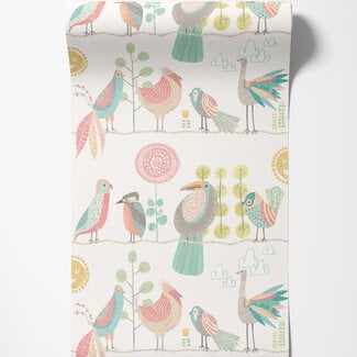 Dutch Wallcoverings Dutch Wallcoverings - FC When I Grow Up - Feather Fandango Ballet Slipper - WGU50143W