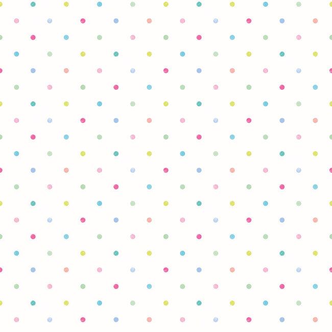 Dutch Wallcoverings Dutch Wallcoverings - FC When I Grow Up - Doodle Spot Candy Apple - Vliesbehang - 10m x 50cm - WGU50153W
