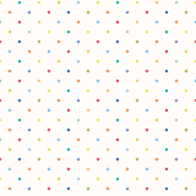 Dutch Wallcoverings Dutch Wallcoverings - FC When I Grow Up - Doodle Spot Royal Bright - Vliesbehang - 10m x 50cm - WGU50157W