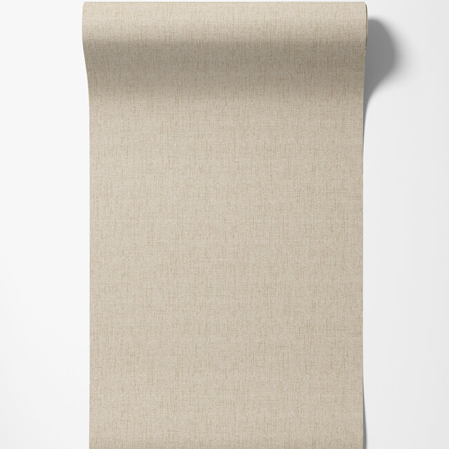 Dutch Wallcoverings Dutch Wallcoverings - Serenity - uni Warm Beige - Vliesbehang - 10m x 53cm - SY27502