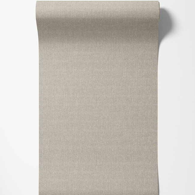Dutch Wallcoverings Dutch Wallcoverings - Serenity - uni Pelican Taupe - Vliesbehang - 10m x 53cm - SY27503