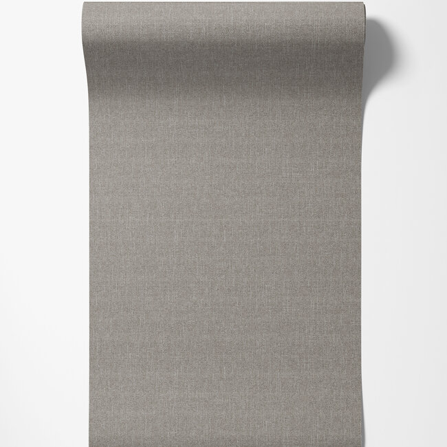 Dutch Wallcoverings Dutch Wallcoverings - Serenity - uni Warm Grey - Vliesbehang - 10m x 53cm - SY27506