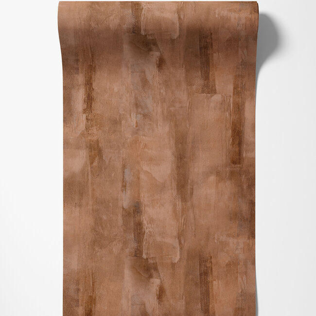 Dutch Wallcoverings Dutch Wallcoverings - Serenity - Concrete Terracotta - Vliesbehang - 10m x 53cm - SY27543