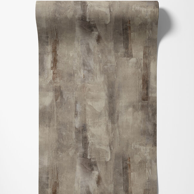 Dutch Wallcoverings Dutch Wallcoverings - Serenity - Concrete Taupe - Vliesbehang - 10m x 53cm - SY27544
