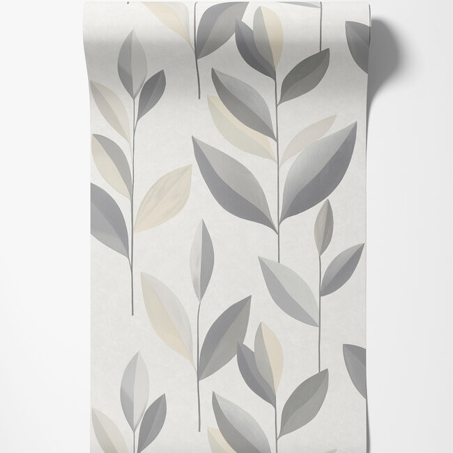 Dutch Wallcoverings Dutch Wallcoverings - Serenity - Smooth Greige - Vliesbehang - 10m x 53cm - SY27550