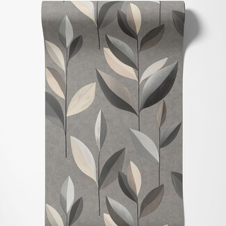 Dutch Wallcoverings Dutch Wallcoverings - Serenity - Smooth Warm Grey - SY27554