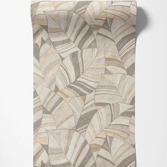 Dutch Wallcoverings Dutch Wallcoverings - Serenity - Native Leaves Beige - SY27561 Dutch Wallcoverings Dutch Wallcoverings - Serenity - Native Leaves Beige - SY27561