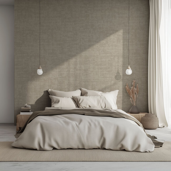 Dutch Wallcoverings Dutch Wallcoverings - Velvet Touch - Taupe - VT10004