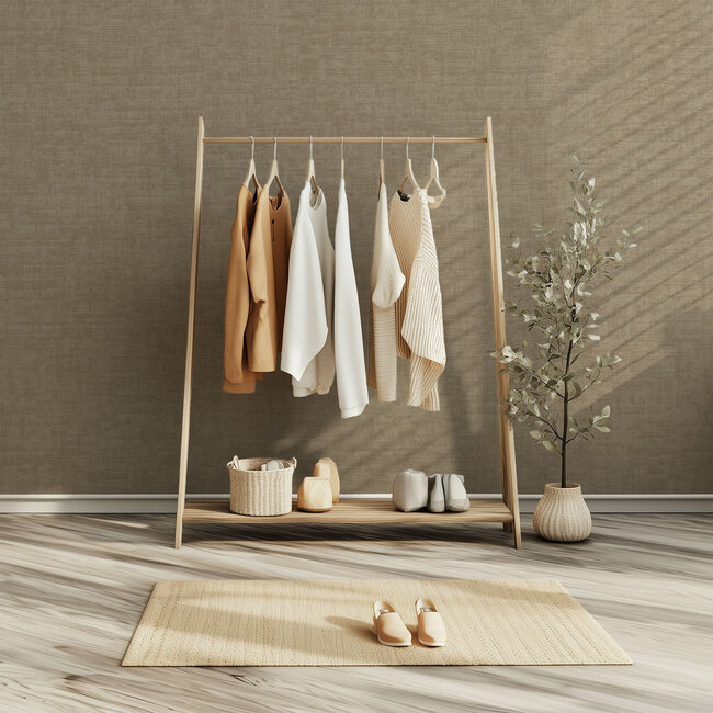 Dutch Wallcoverings Dutch Wallcoverings - Velvet Touch - Taupe - VT10005