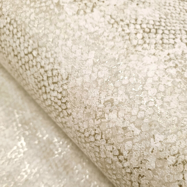 Dutch Wallcoverings Dutch Wallcoverings - FC Textura- Ophidian Dove - Vliesbehang - 10m x 53cm - 66122