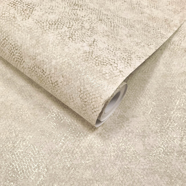 Dutch Wallcoverings Dutch Wallcoverings - FC Textura- Ophidian Dove - Vliesbehang - 10m x 53cm - 66122