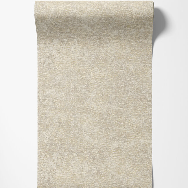 Dutch Wallcoverings Dutch Wallcoverings - FC Textura- Ophidian Cream - Vliesbehang - 10m x 53cm - 66123