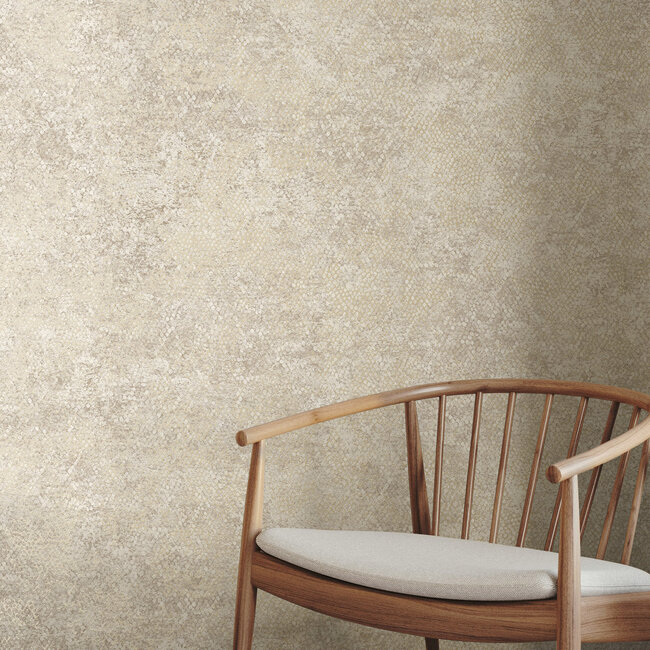 Dutch Wallcoverings Dutch Wallcoverings - FC Textura- Ophidian Cream - Vliesbehang - 10m x 53cm - 66123