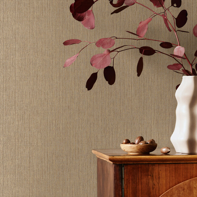 Dutch Wallcoverings Dutch Wallcoverings - FC Textura- Pique Rust - Vliesbehang - 10m x 53cm - 66130