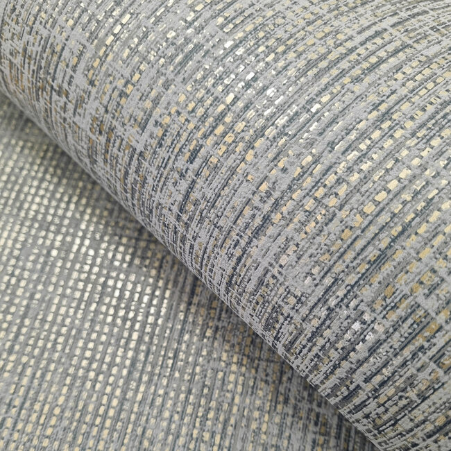 Dutch Wallcoverings Dutch Wallcoverings - FC Textura- Pique Blue - Vliesbehang - 10m x 53cm - 66132