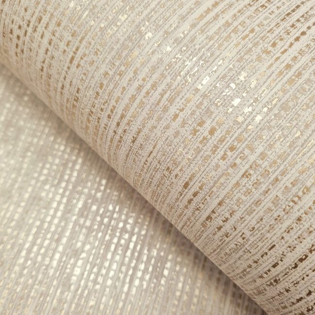 Dutch Wallcoverings Dutch Wallcoverings - FC Textura- Pique Taupe - Vliesbehang - 10m x 53cm - 66134
