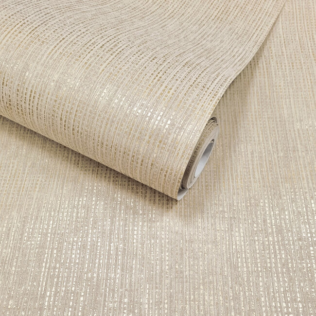 Dutch Wallcoverings Dutch Wallcoverings - FC Textura- Pique Taupe - Vliesbehang - 10m x 53cm - 66134