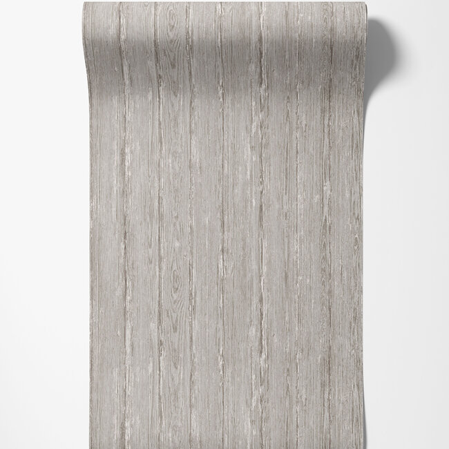 Dutch Wallcoverings Dutch Wallcoverings - FC Textura- Sapele Grey - Vliesbehang - 10m x 53cm - 66151